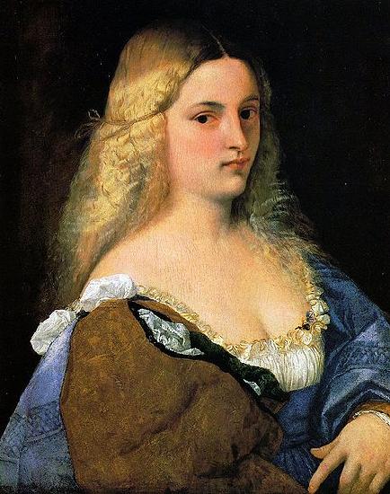 Titian Violante oil painting image