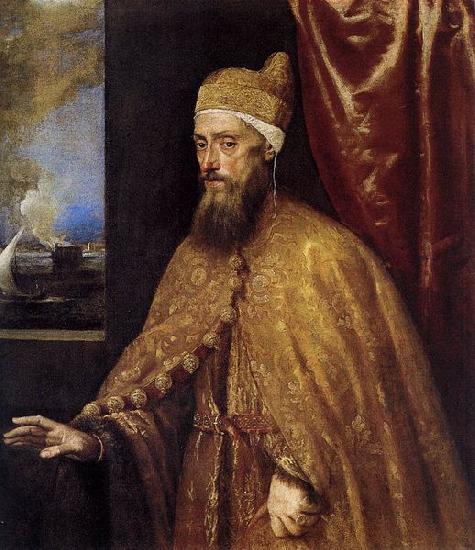 Titian Portrait of the Doge Francesco Venier oil painting image