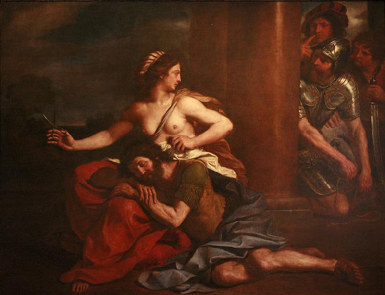 GUERCINO Samson and Delilah oil painting picture