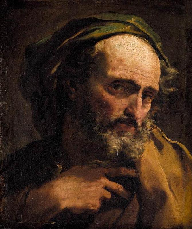 Gandolfi,Gaetano Study of a Bearded Man France oil painting art