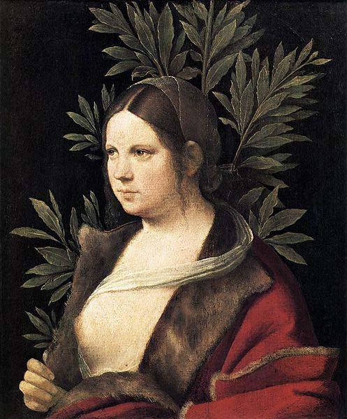 Giorgione Portrait of a Young Woman France oil painting art