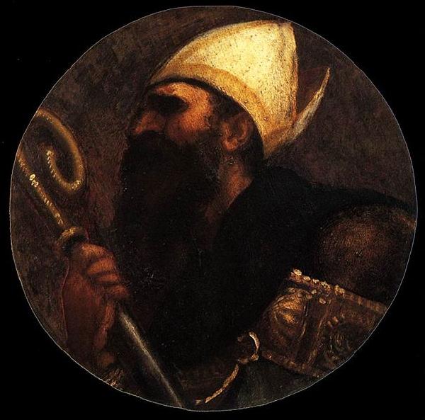 Titian St Augustine oil painting picture