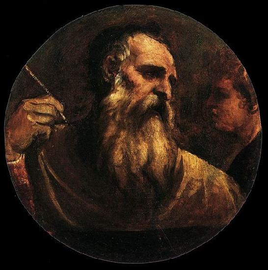 Titian St Matthew oil painting image