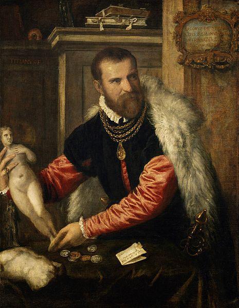 Titian Portrait of Jacopo de Strada France oil painting art