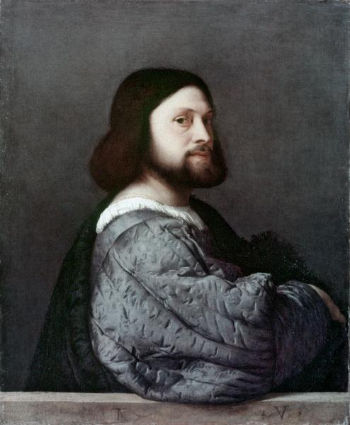 Titian Herr in Blau oil painting image