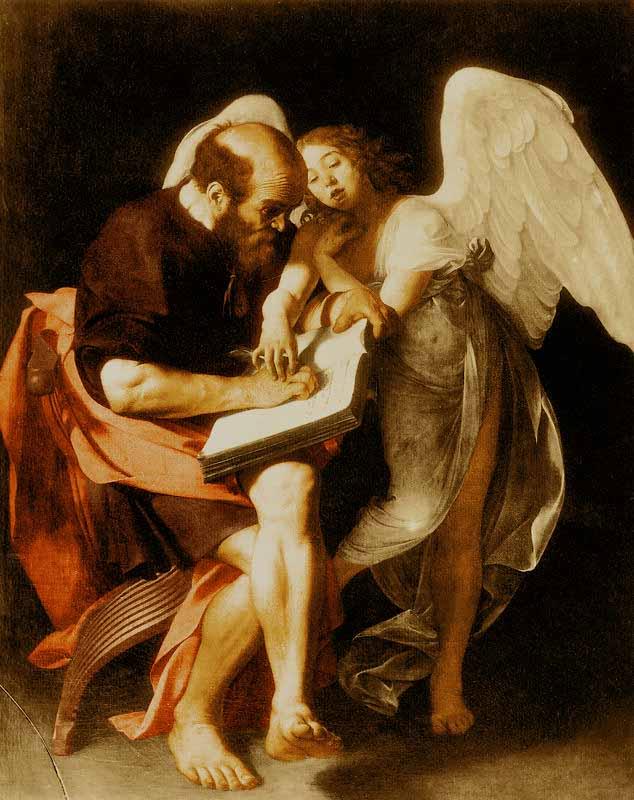 Caravaggio Saint Matthew and the Angel oil painting image