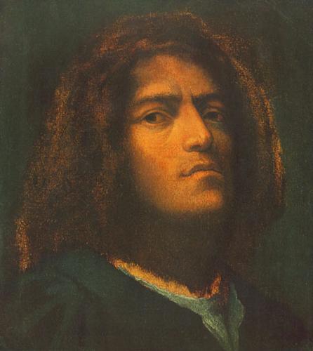 Giorgione portrait oil painting picture