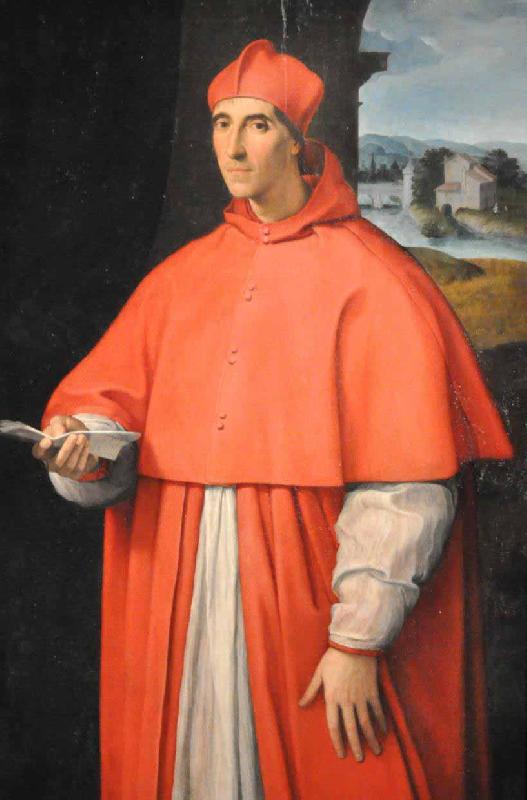 Raphael Portrait of Cardinal Alessandro Farnese oil painting image
