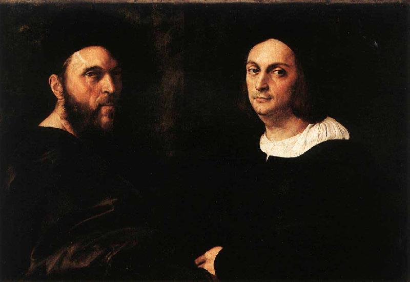 Raphael Portrait of Andrea Navagero and Agostino Beazzano France oil painting art