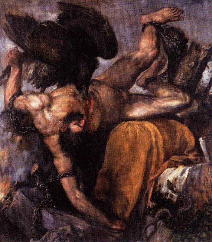 Titian Punishment of Tythus oil painting image