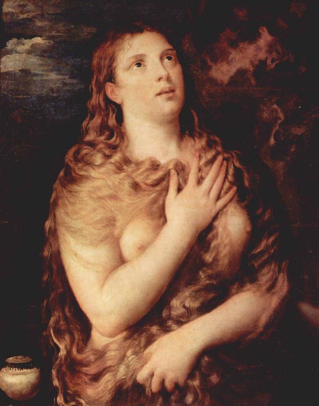 Titian Penitent Magdalene France oil painting art