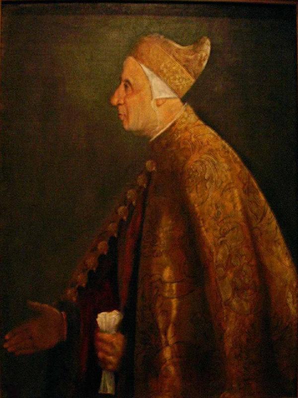 Titian Der Doge Niccolo Marcello aus der Sicht Tizians France oil painting art