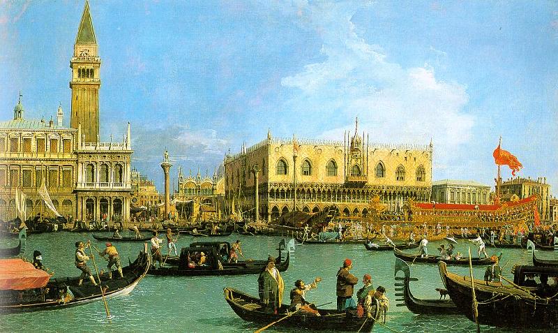 Canaletto The Basin of San Marco on Ascension Day France oil painting art