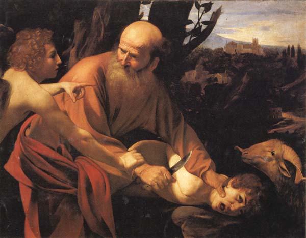 Caravaggio The Sacrifice of Isaac France oil painting art