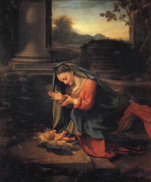 Correggio The Adoration of the Child France oil painting art