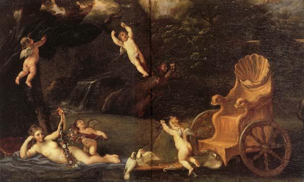 Domenichino Detail of  The Repose of Venus France oil painting art