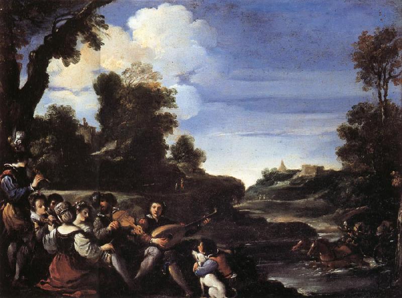 GUERCINO Concert Champetre oil painting image