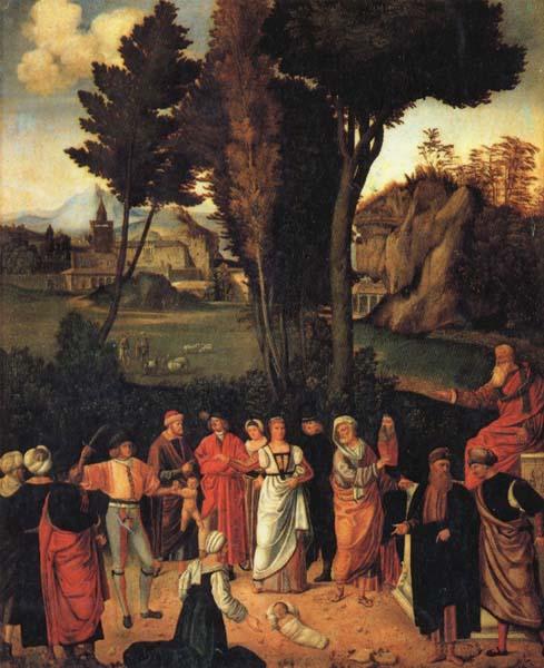 Giorgione THe Judgment of Solomon France oil painting art