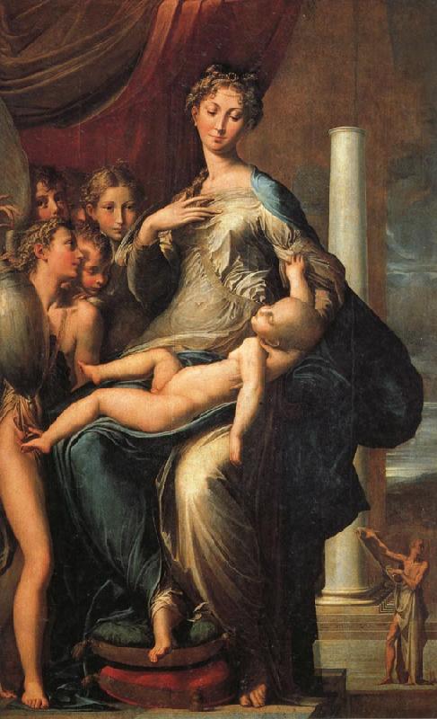 PARMIGIANINO Madonna of the Long Neck France oil painting art
