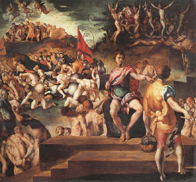 Pontormo Martydom of St.Maurice and the Theban Legions oil painting picture