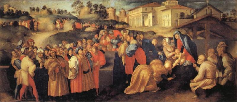 Pontormo The Adoration of the Magi oil painting image