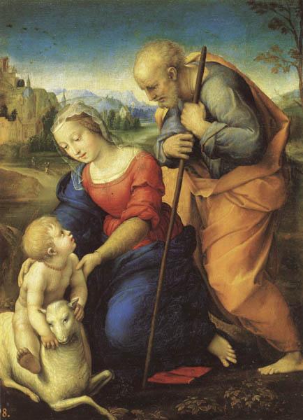 Raphael The Holy Family wtih a Lamb oil painting image