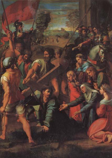 Raphael Christ Falls on the Road to Calvary oil painting image