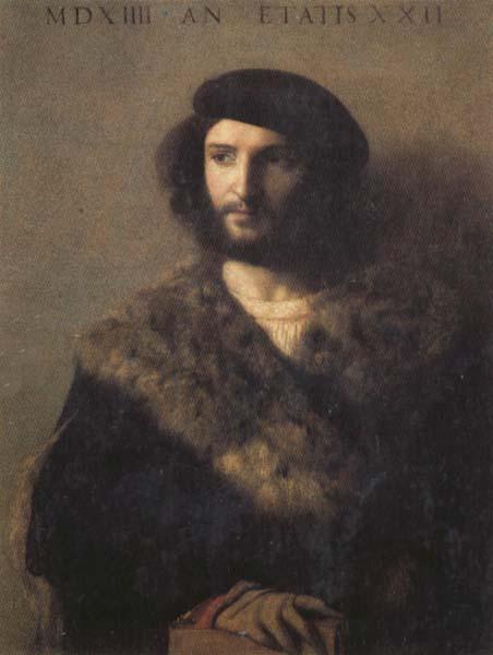 Titian Portrait of a Man France oil painting art