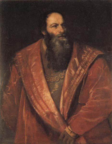 Titian Portrait of Pietro Aretino oil painting picture