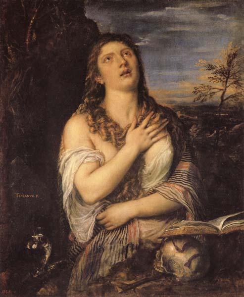 Titian Penitent Mary Magdalen France oil painting art