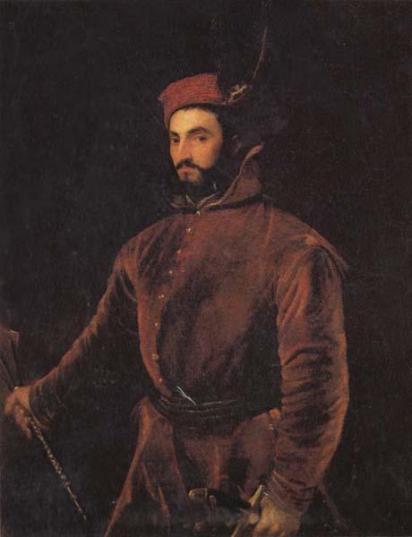 Titian Portrait of Ippolito de'Medici in a Hungarian Costume France oil painting art