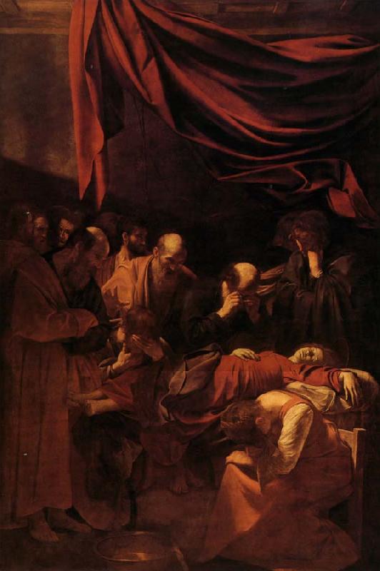 Caravaggio La Mort de la Vierge France oil painting art
