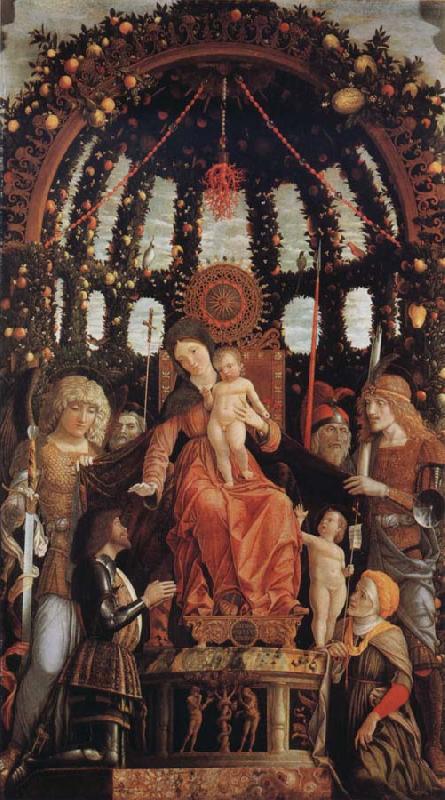 Correggio Andrea Mantegna Madonna della Vittoria oil painting image