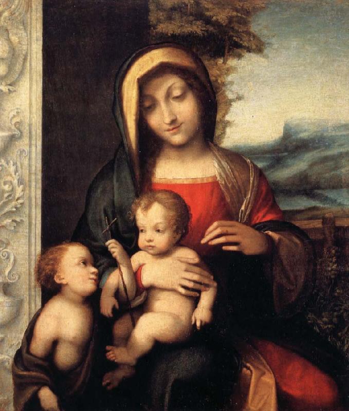 Correggio Madonna and Child with the Young Saint John oil painting image