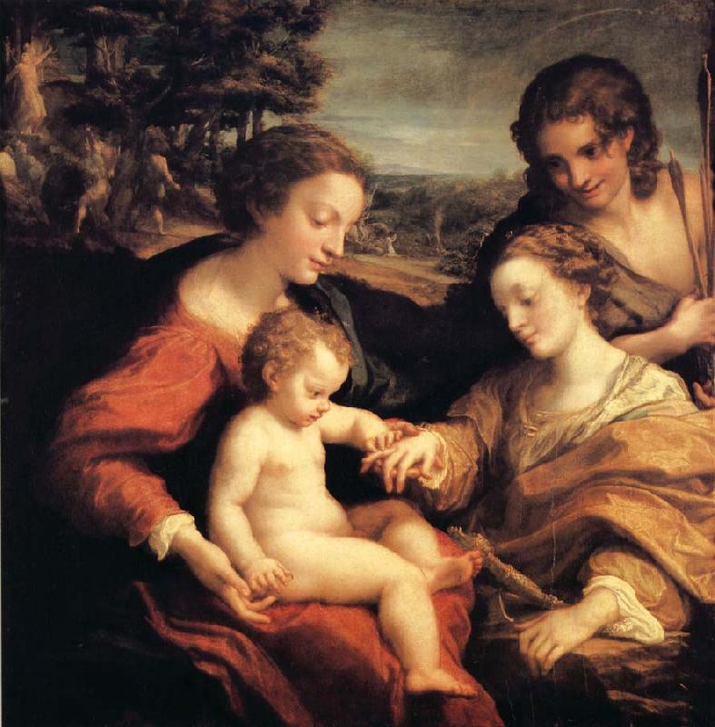 Correggio Wedding of Saint Catherine oil painting picture