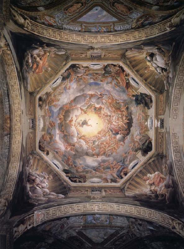 Correggio Assumption of the Virgin,cupola oil painting image
