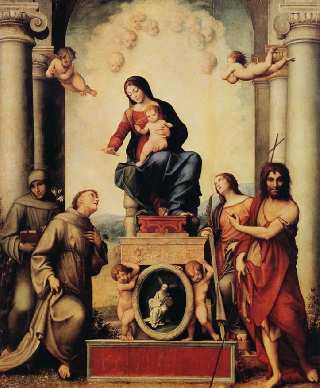 Correggio Madonna with Saint Francis France oil painting art