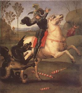 Raphael George Fighting the Dragon (mk05) France oil painting art