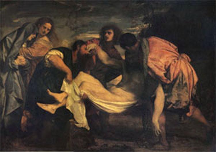 Titian The Entombment (mk05) France oil painting art