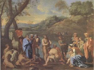 Poussin John Baptizing (mk05) oil painting picture