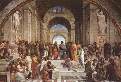Raphael The School of Athens (mk08) oil painting picture