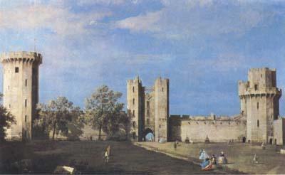 Canaletto The Courtyard of the Castle of Warwick (mk08) France oil painting art