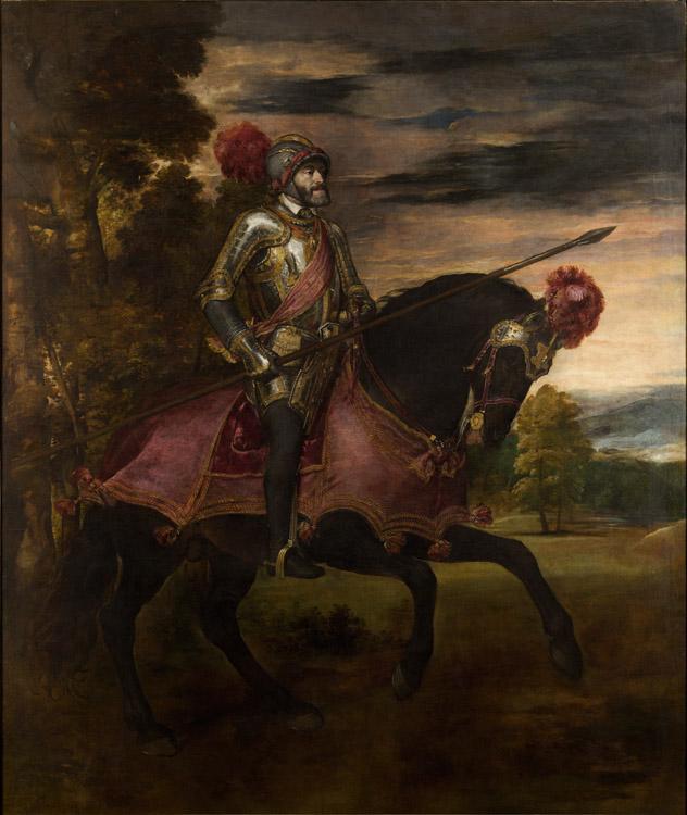 Titian Charles Vat Muhlberg (df01) oil painting image