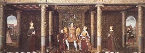 Anonymous The Family of Henry VIII (mk25) France oil painting art