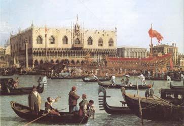 Canaletto The Bacino di S Marco on Ascension Day (mk25) oil painting image