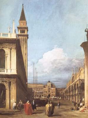 Canaletto The Piazzetta towards the Torre dell'Orologio (mk25) France oil painting art
