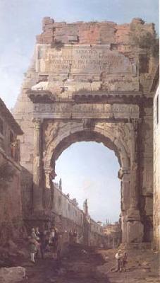 Canaletto The Arch of Titus (mk25) France oil painting art