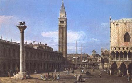 Canaletto Venice The Piazzetta towards the Torre del'Orologio (mk25) France oil painting art