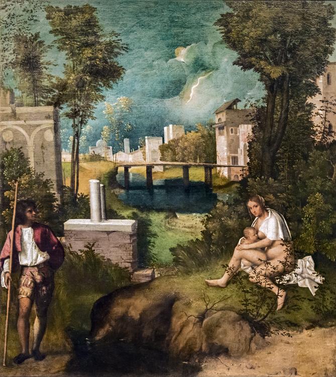 Giorgione The Tempest (nn03) France oil painting art