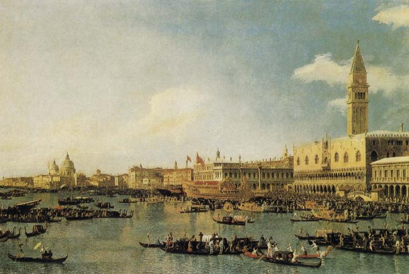 Canaletto Venice:The Basin of San Marco on Ascension Day France oil painting art